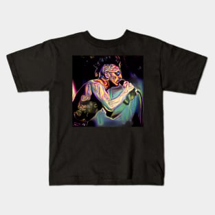 Prying open my 3rd eye Kids T-Shirt